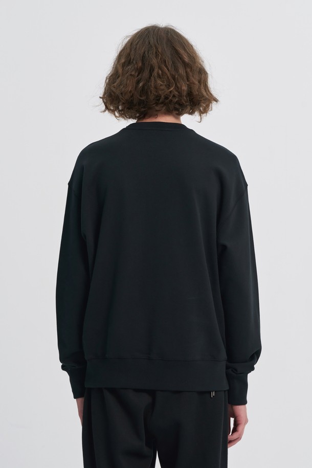 BROMPTON LONDON - 스웨트셔츠 - LOGO SWEATSHIRT - BLACK (P233UTS232)