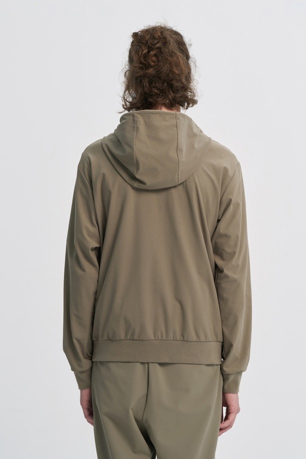 BROMPTON LONDON - 사파리/필드자켓 - RIBBED FULL ZIP HOODY - D/BEIGE (P233MFT101)