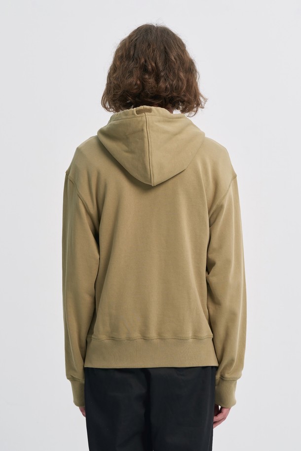 BROMPTON LONDON - 후디 - EMBROIDERED LOGO HOODY - OLIVE (P233UTS235)