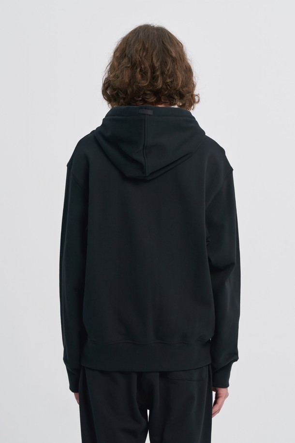 BROMPTON LONDON - 후디 - EMBROIDERED LOGO HOODY - BLACK (P233UTS235)