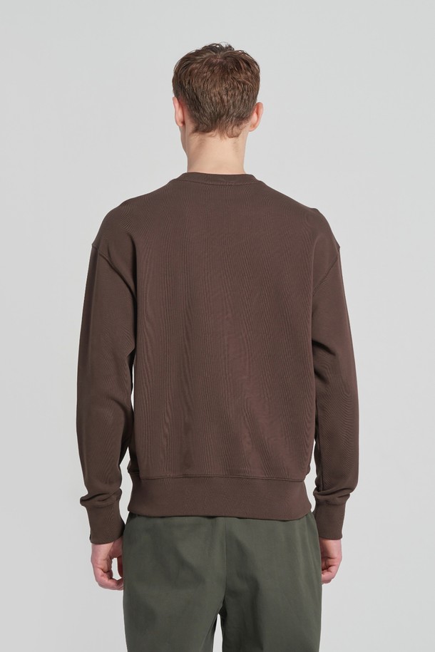 BROMPTON LONDON - 스웨트셔츠 - LOGO SWEATSHIRT - BROWN (P233UTS232)