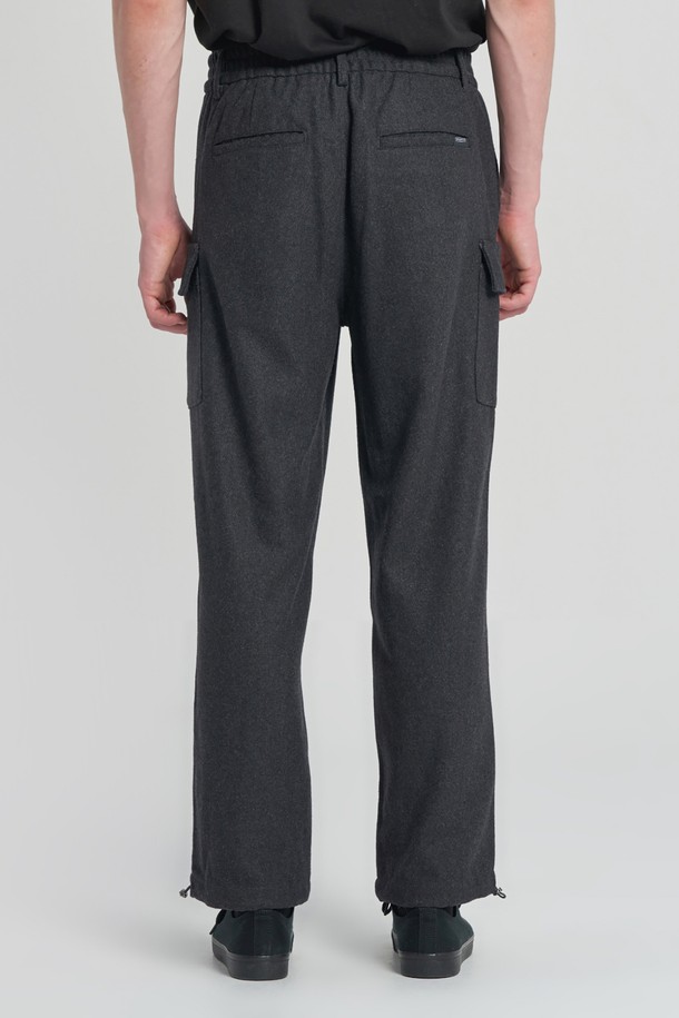 BROMPTON LONDON - 캐주얼팬츠 - WOOL POCKET BANDED JOGGER TROUSERS - M/GREY (P234MPT228)