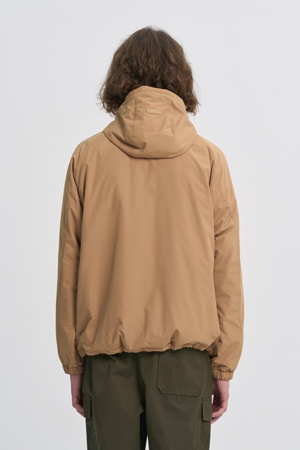 BROMPTON LONDON - 다운/패딩 - LIGHTWEIGHT HOOD PADDED ANORAK - MUSTARD (P233MPD221)