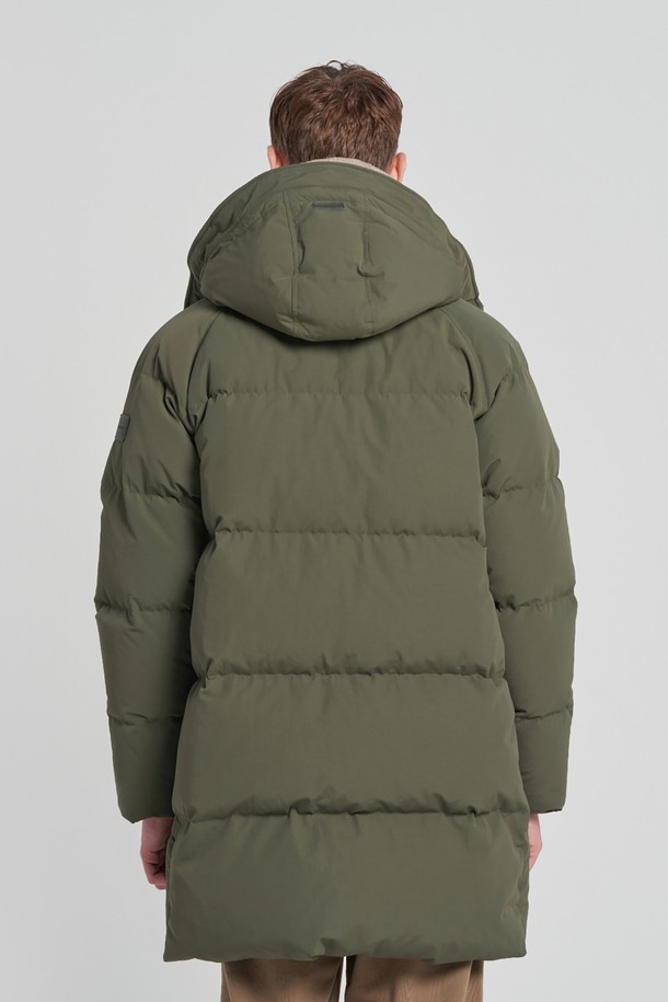 BROMPTON LONDON - 다운/패딩 - RAGLAN HOOD GOOSE LONG DOWN - KHAKI (P234UDW230)