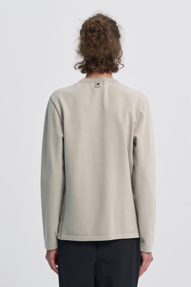 BROMPTON LONDON - 스웨터 - COMMUTER MESH POCKET ROUND SWEATER - L/GREY (P233MKT110)