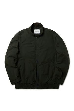 LIGHT WAX HARRINGTON JACKET - D/KHAKI (P233MJP220)