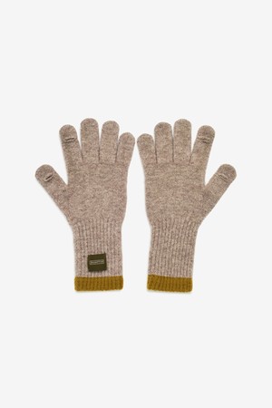 BROMPTON KNIT GLOVES - BEIGE (P234AGL210)