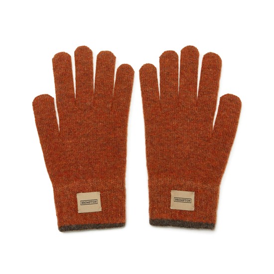 LABEL POINT WOOL GLOVE - ORANGE (P244AGL210)