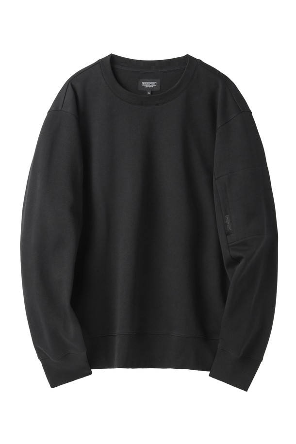 BROMPTON LONDON - 스웻셔츠 - COMMUTER BASIC SWEATSHIRT - BLACK (P241USW103)