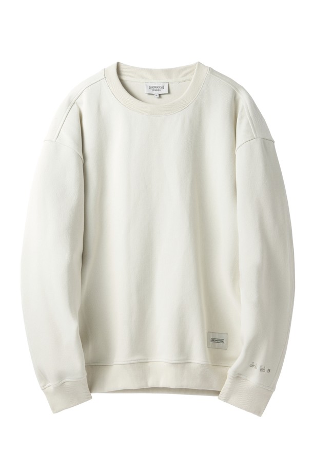 BROMPTON LONDON - 스웨트셔츠 - JACQUARD SWEATSHIRT - IVORY (P241USW405)