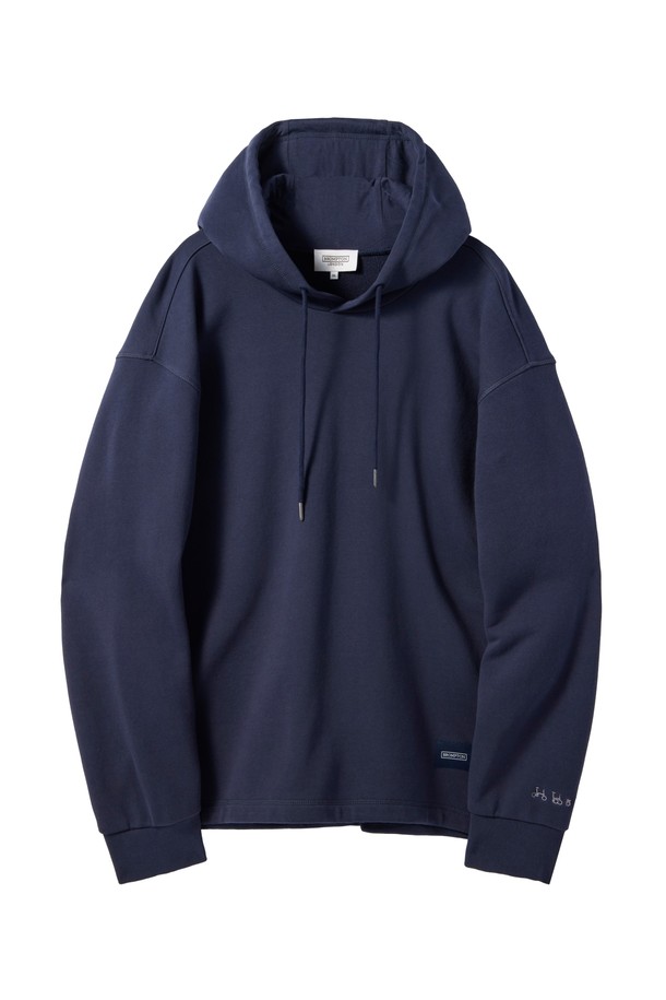 BROMPTON LONDON - 긴팔티셔츠 / 후디 - ORGANIC TERRY HOODIE - NAVY (P241UHD406)