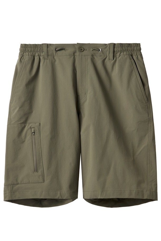 BROMPTON LONDON - 팬츠 - CODURA STRETCH SET SHORTS - KHAKI (P242UHP130)