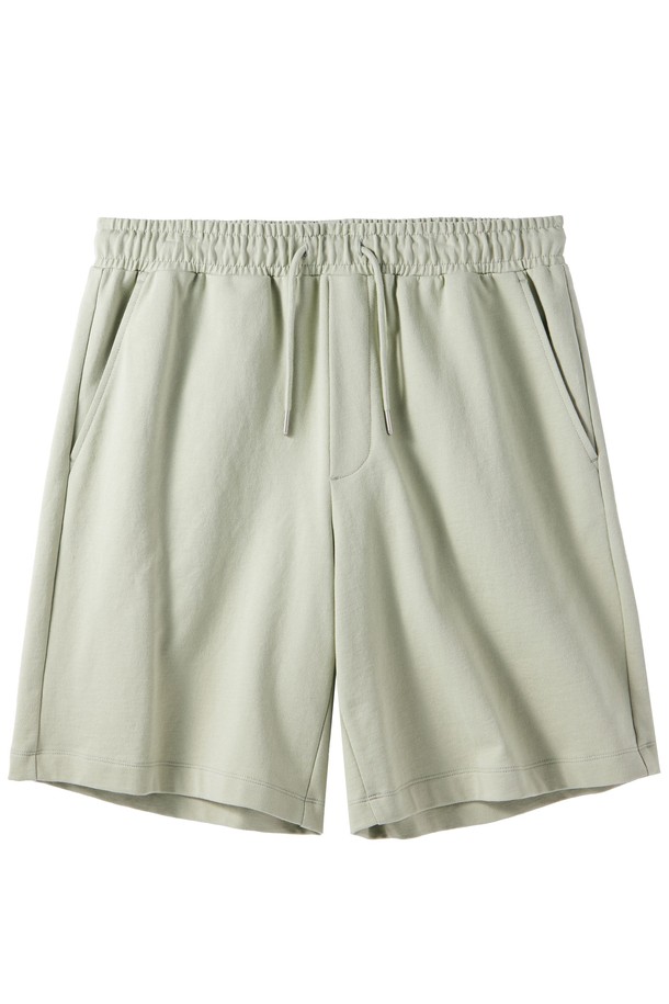 BROMPTON LONDON - 하프팬츠 - MINI TERRY SHORTS - A/MINT (P242UHP437)