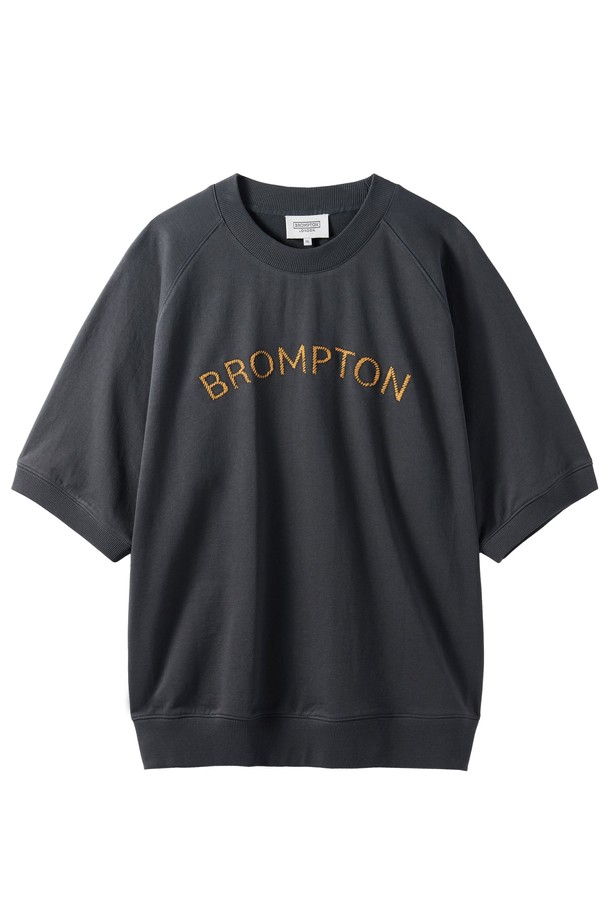 BROMPTON LONDON - 반팔티셔츠 - ROPE EMBRO TERRY HALF SLEEVE T-SHIRT - C/GREY (P242UTS420)