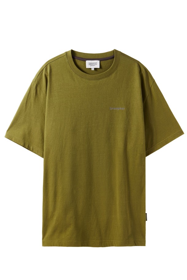 BROMPTON LONDON - 반팔티셔츠 - BROMPTON PARTS GRAPHIC T-SHIRT - OLIVE (P242UTS416)