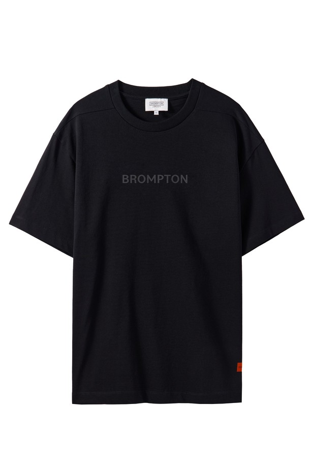 BROMPTON LONDON - 반팔티셔츠 - 1975 BROMPTON LOGO T-SHIRT - BLACK (P242UTS411)