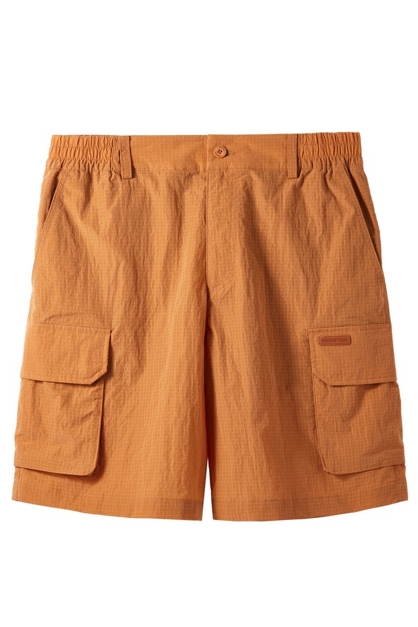 BROMPTON LONDON - 하프팬츠 - RIPSTOP CARGO SHORTS - ORANGE (P242UHP431)