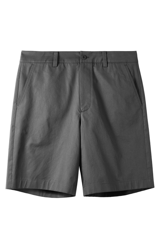 BROMPTON LONDON - 하프팬츠 - COTTON BASIC SHORTS - C/GREY (P242UHP421)