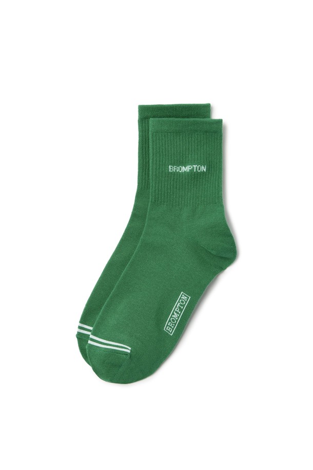 BROMPTON LONDON - 양말 - BROMPTON SOCKS 2 - GREEN (P245ASO202)