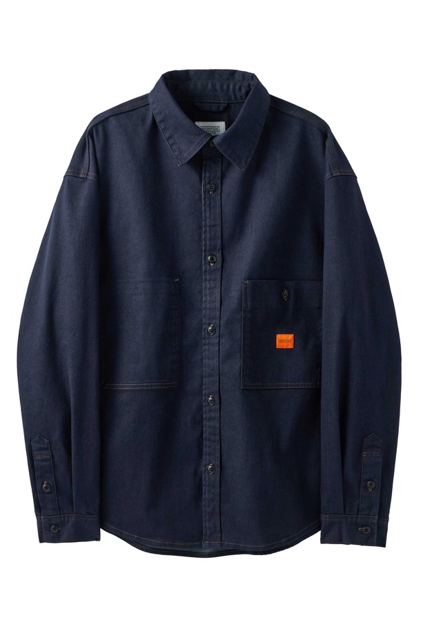 BROMPTON LONDON - 긴팔셔츠 - 1975 DENIM SHIRT - INDIGO (P243USH430)