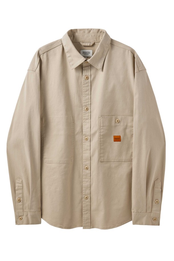 BROMPTON LONDON - 긴팔셔츠 - 1975 DENIM SHIRT - L/BEIGE (P243USH430)