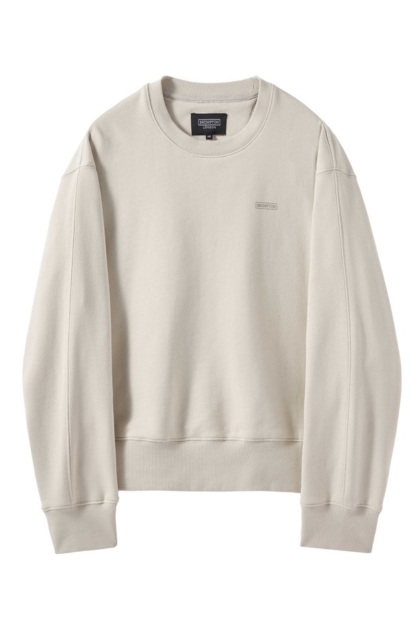 BROMPTON LONDON - 스웻셔츠 - W CITY SWEAT CREWNECK SHIRT - CREAM (P244WSW302)