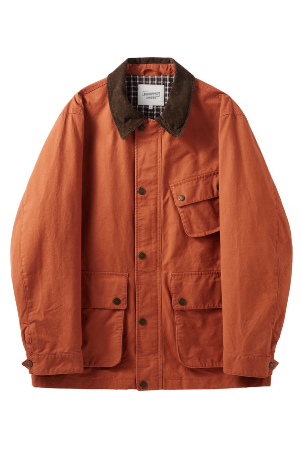 BROMPTON LONDON - 수트/블레이저자켓 - GREENFORD BRIT FIELD JACKET  - ORANGE (P243UJK403)