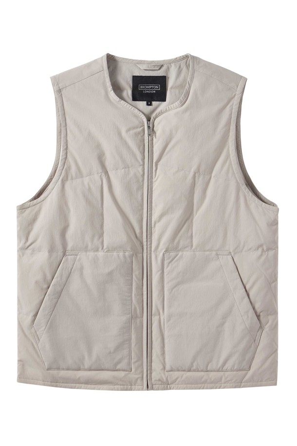 BROMPTON LONDON - 베스트 - AEROWARM LIGHTWEIGHT DOWNVEST - IVORY (P244UDV101)