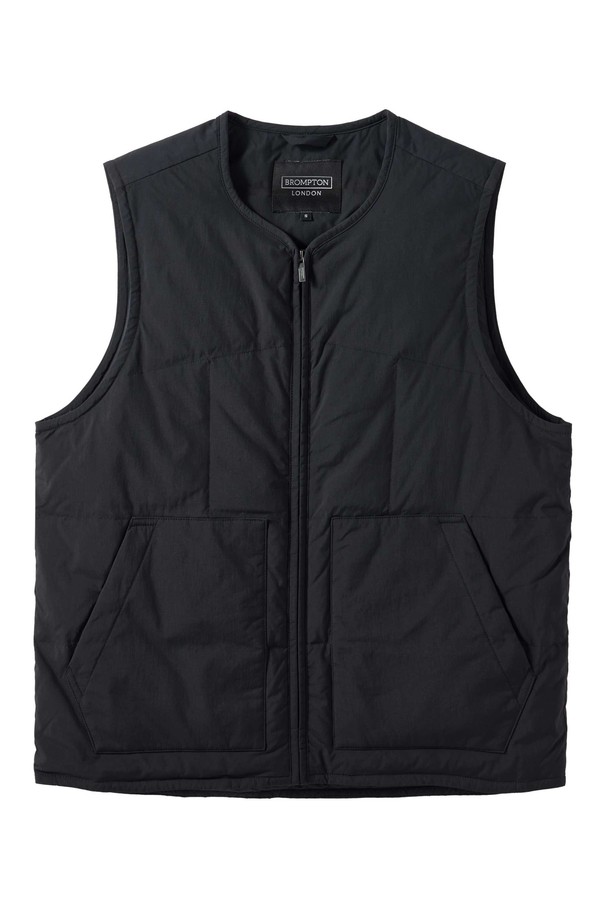 BROMPTON LONDON - 베스트 - AEROWARM LIGHTWEIGHT DOWNVEST - BLACK (P244UDV101)