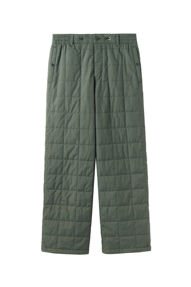 BROMPTON LONDON - 캐주얼팬츠 - EXPLORE QUILTED TROUSERS - GREYISH KHAKI (P244UPT132)