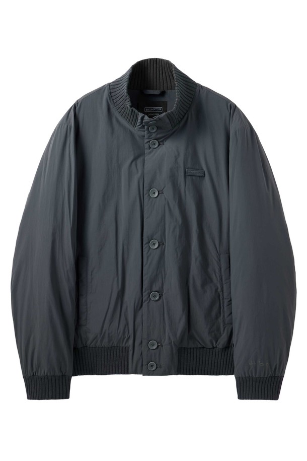 BROMPTON LONDON - 블루종/점퍼 - AEROWARM HIGH NECK BOMBER - CHARCOAL (P244MDW203)