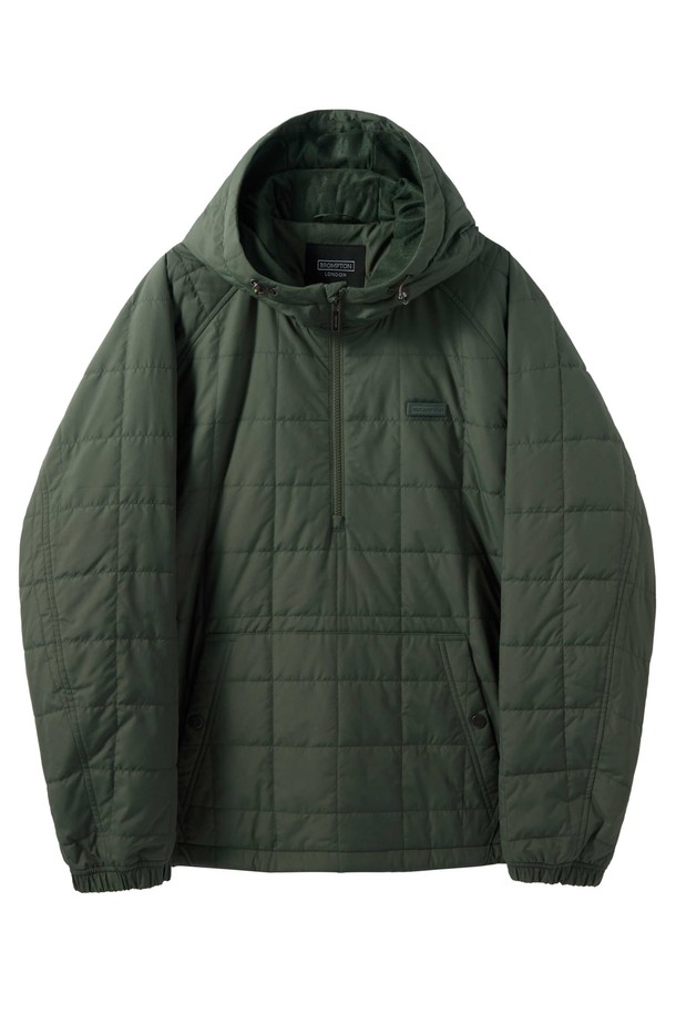 BROMPTON LONDON - 블루종/점퍼 - EXPLORE QUILTED ANORAK - GREYISH KHAKI (P244UPD132)