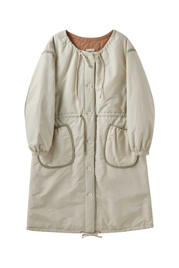 BROMPTON LONDON - 코트 - W EXPLORE QUILTED COAT - IVORY (P244WPD333)