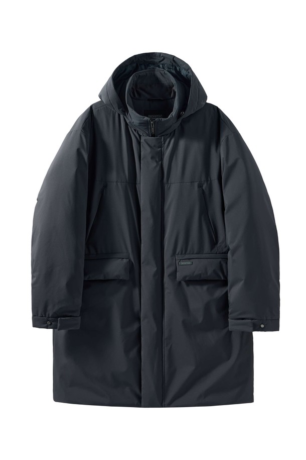 BROMPTON LONDON - 다운/패딩 - COMFY LONG PARKA - CHARCOAL (P244UDW106)