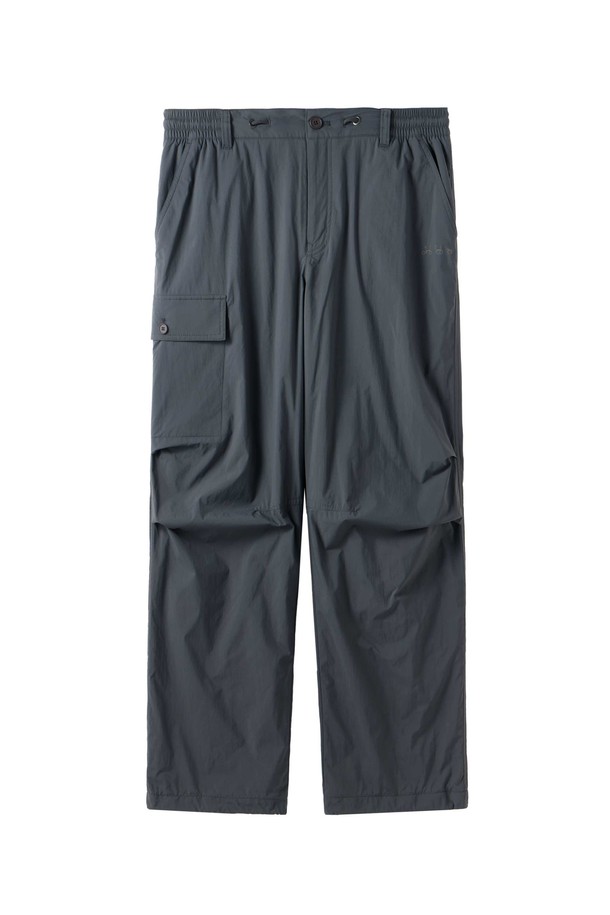 BROMPTON LONDON - 캐주얼팬츠 - CARGO BANDING TROUSERS - CHARCOAL (P244UPT110)