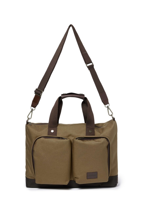 BROMPTON LONDON - 토트백 - TWO POCKET TOTE BAG - D/BEIGE (P245ATO203)