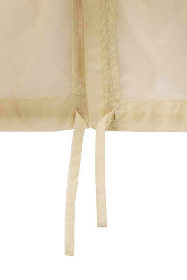 BROMPTON LONDON - 코트 - W SHEER TRENCH PACKABLE COAT - IVORY (P242WCT351)