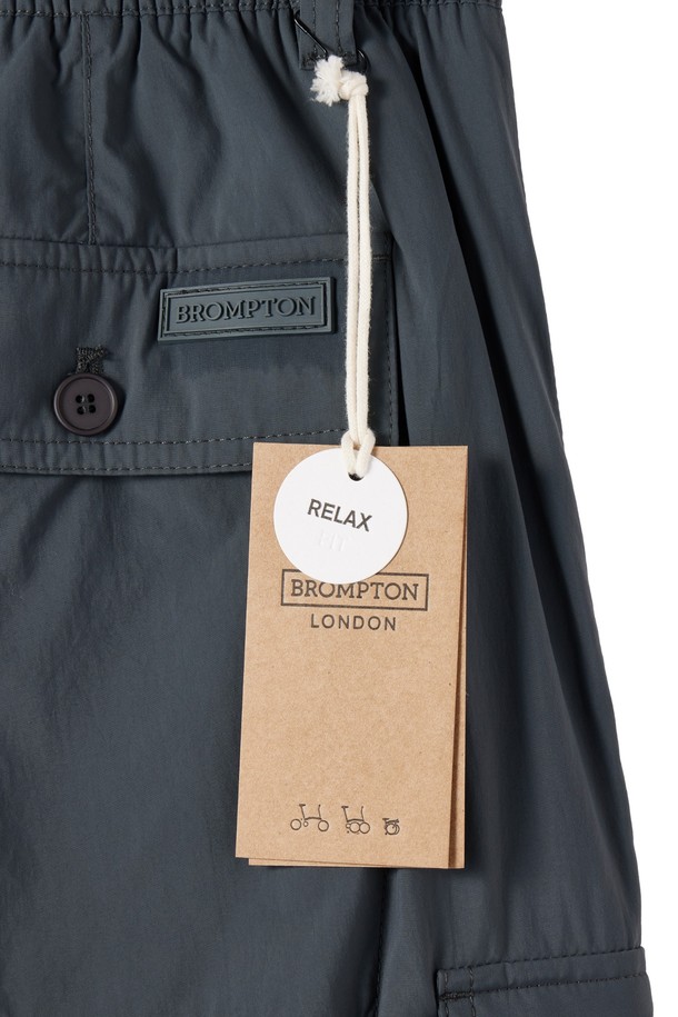 BROMPTON LONDON - 캐주얼팬츠 - CARGO BANDING TROUSERS - CHARCOAL (P244UPT110)