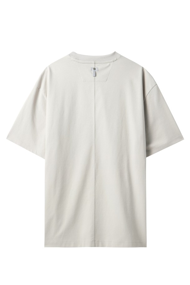 BROMPTON LONDON - 반팔티셔츠 - STRETCH ROUND T-SHIRT - IVORY (P242UTS121)