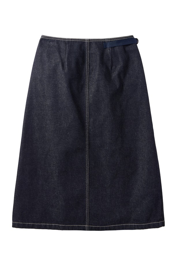 BROMPTON LONDON - 미디스커트 - W 1975 DENIM SKIRT - INDIGO (P242WSK654)