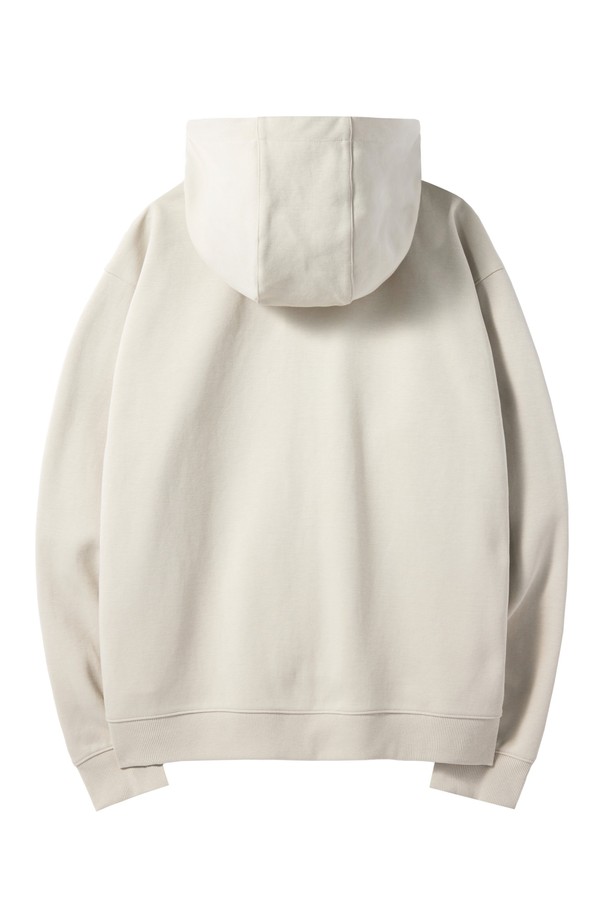 BROMPTON LONDON - 후디 - FULL ZIP HOODED SWEATSHIRT - IVORY (P241UFT135)