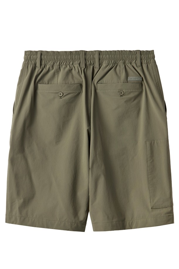 BROMPTON LONDON - 팬츠 - CODURA STRETCH SET SHORTS - KHAKI (P242UHP130)