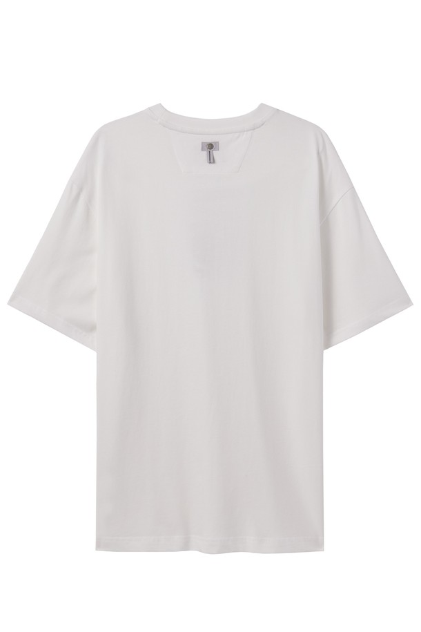 BROMPTON LONDON - 반팔티셔츠 - REFLECTIVE GRAPHIC T-SHIRT - WHITE (P242UTS126)