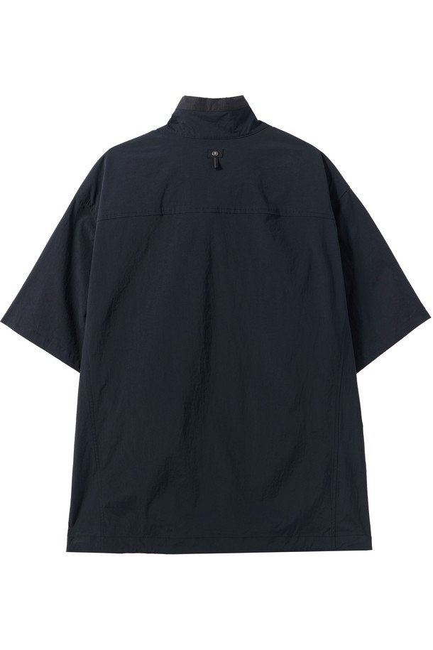 BROMPTON LONDON - 반팔티셔츠 - HALF SLEEVE ANORAK - BLACK (P242UAN132)