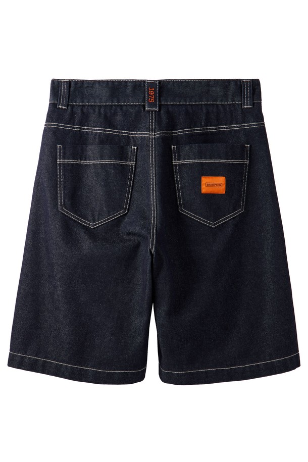 BROMPTON LONDON - 하프팬츠 - 1975 DENIM SHORTS - INDIGO (P242UDP422)