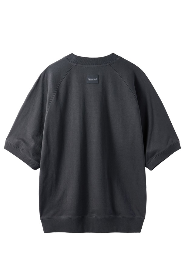 BROMPTON LONDON - 반팔티셔츠 - ROPE EMBRO TERRY HALF SLEEVE T-SHIRT - C/GREY (P242UTS420)