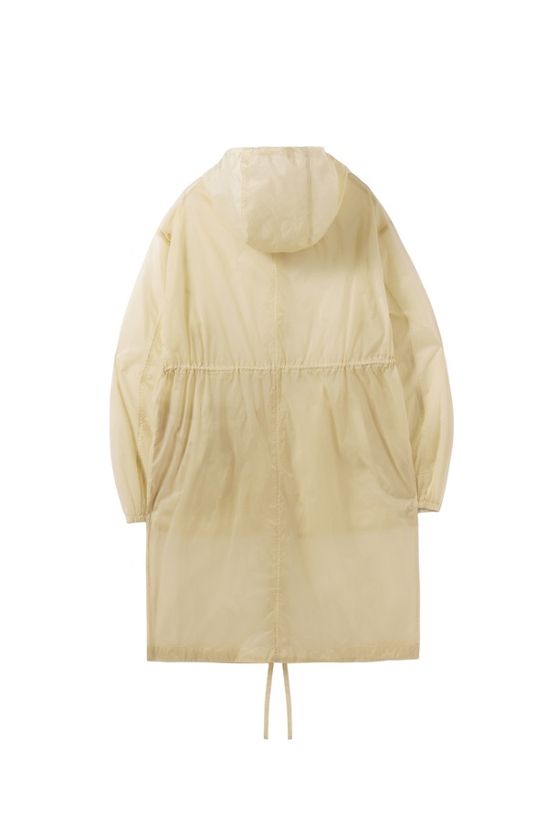 BROMPTON LONDON - 코트 - W SHEER TRENCH PACKABLE COAT - IVORY (P242WCT351)