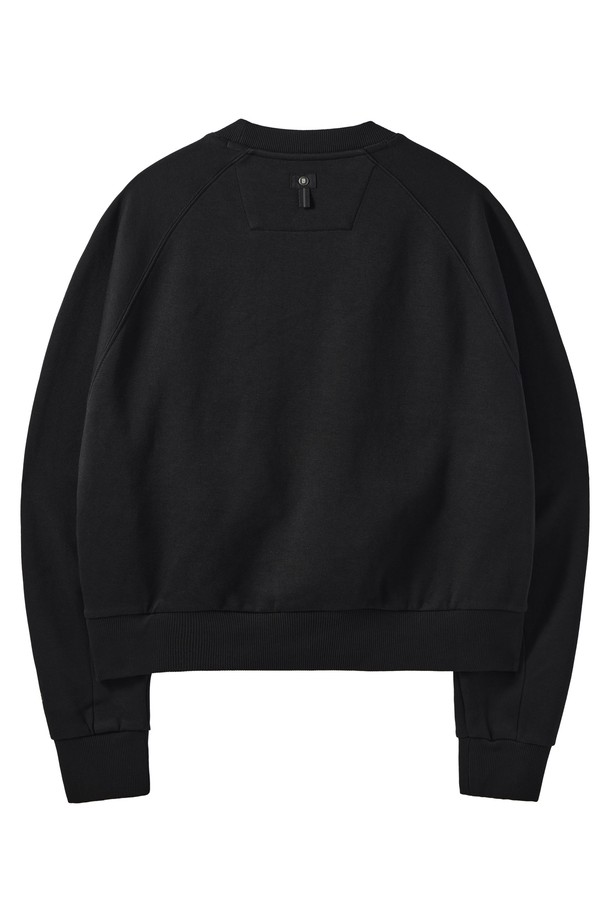 BROMPTON LONDON - 스웻셔츠 - W ZIPPER DETAIL SWEATSHIRT - BLACK (P241WSW303)