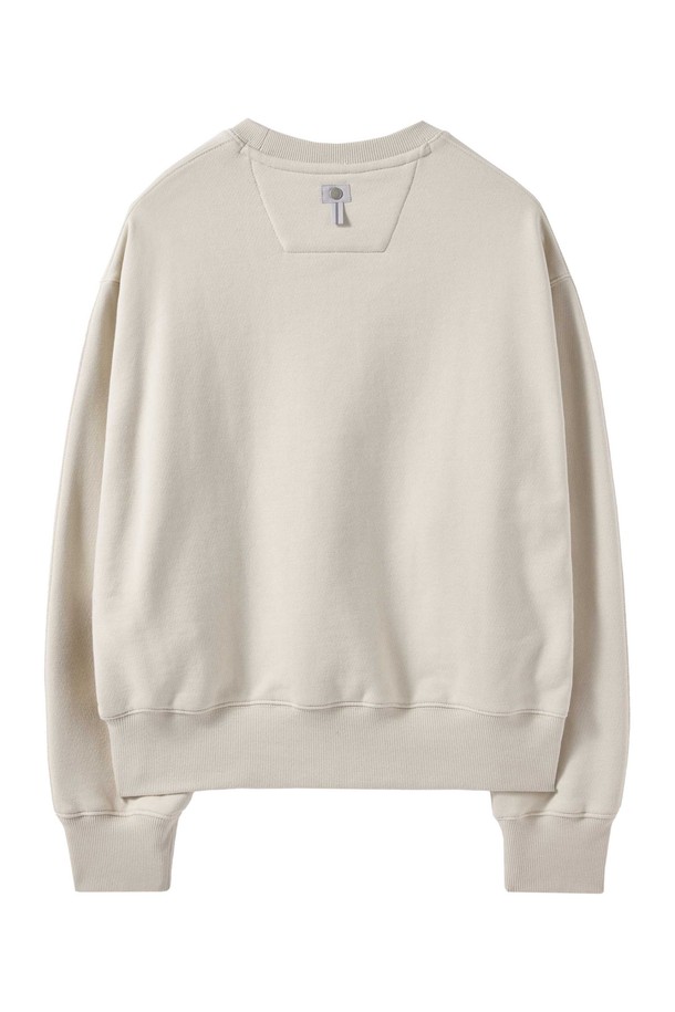 BROMPTON LONDON - 스웻셔츠 - W CITY SWEAT CREWNECK SHIRT - CREAM (P244WSW302)