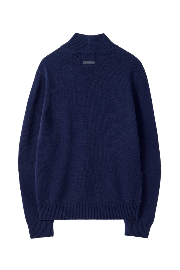 BROMPTON LONDON - 스웨터 - W NECK RIBBON KNIT - NAVY (P244WKT602)